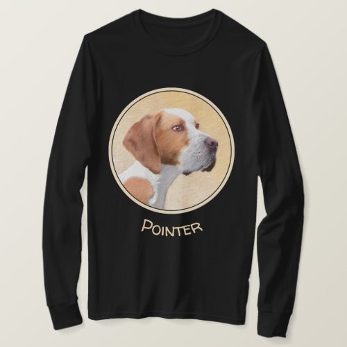 Pointer Painting _ Cute Original Dog Art T_Shirt