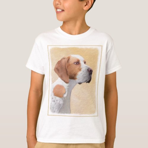 Pointer Painting _ Cute Original Dog Art T_Shirt