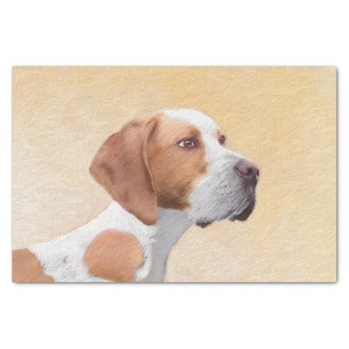 Pointer Painting _ Cute Original Dog Art Tissue Paper