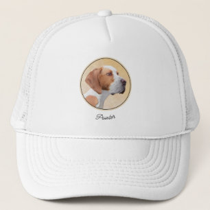 Pointer Painting - Cute Original Dog Art Trucker Hat