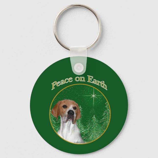 Pointer Peace Keychain (Front)