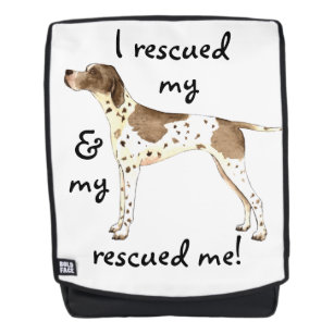 english pointer dog backpacks