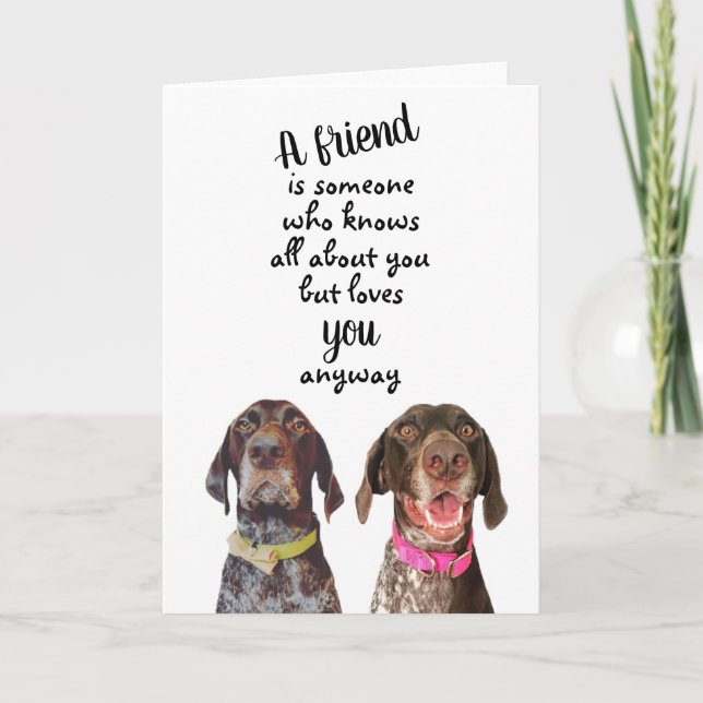 PointerProblems Friendship Greeting Card (Front)