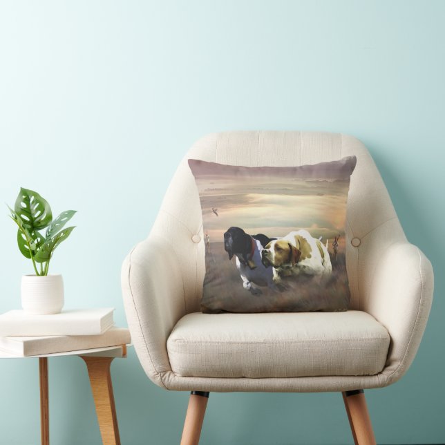  Pointers, Art       Throw Pillow (Chair)