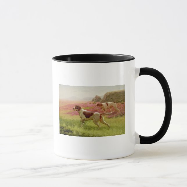 Pointers in a Landscape, 19th century Mug (Right)