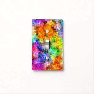 Pointillism Chakra Light Switch Cover