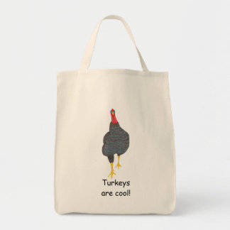 Pointillism Turkey Strut, Turkeys are cool bags