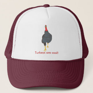 Pointillism Turkey Strut, Turkeys are cool, hats