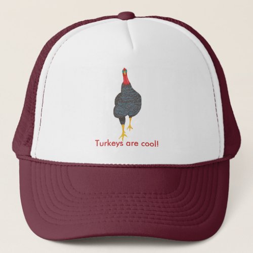 Pointillism Turkey Strut Turkeys are cool hats