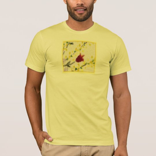 Pointillist Spring Flowers Shirt