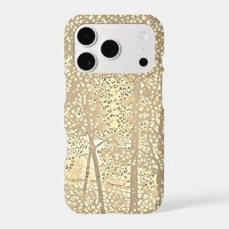 Pointillist trees iPhone 17 pro case