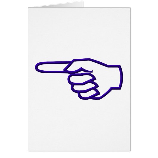 Pointing Finger Cards (Front)
