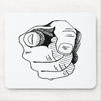 Pointing Finger Mouse Pad