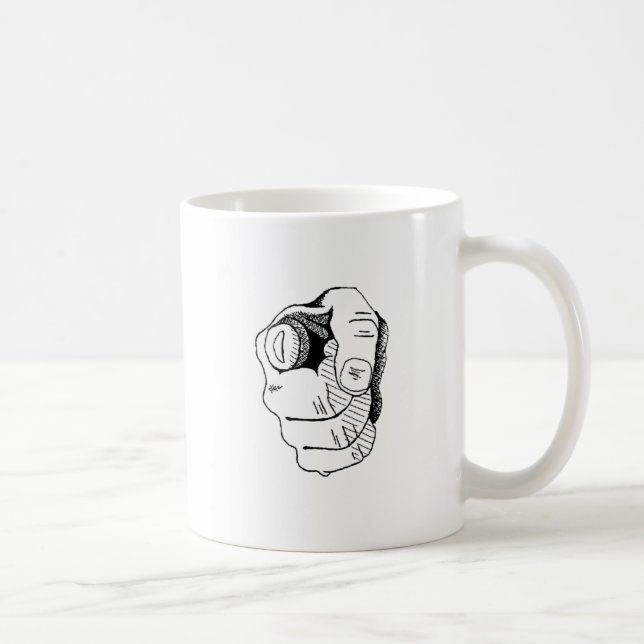 Pointing Finger Mug (Right)