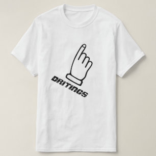 Pointing finger with the text dritings T-Shirt
