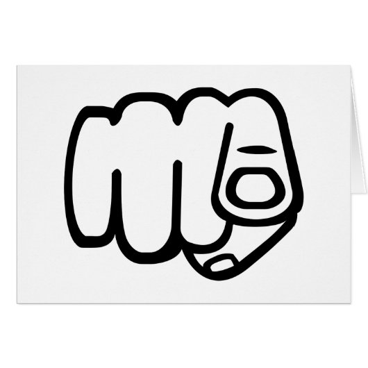 Pointing Finger - You (Front Horizontal)