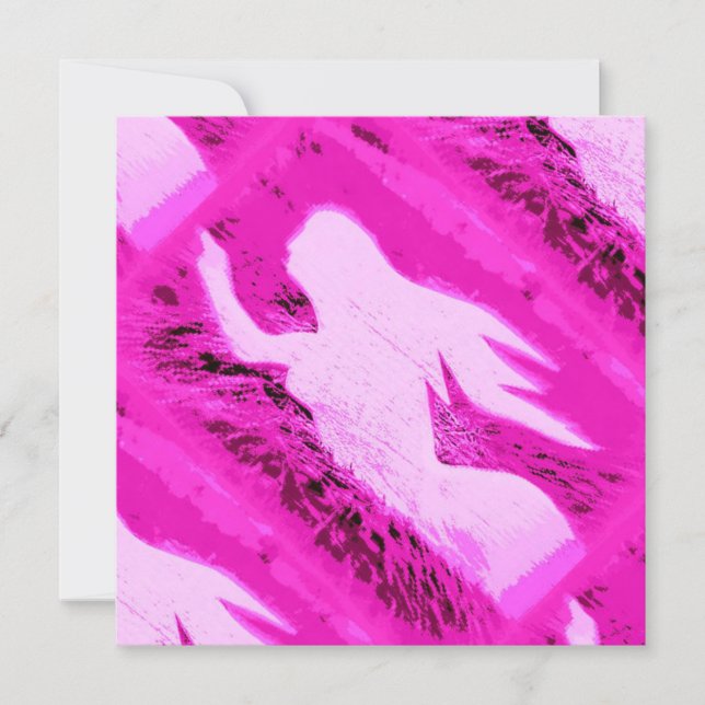 pointing pink mermaid (Front)