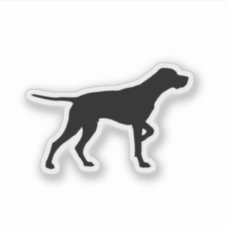 Pointing Pointer Dog Sticker