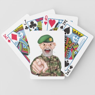 Pointing Soldier Cartoon Bicycle Playing Cards Pointing Soldier Cartoon Bicycle Playing Cards
