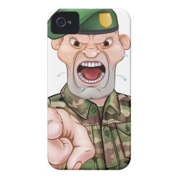 Pointing Soldier Cartoon Case-Mate iPhone 4 Case Pointing Soldier Cartoon Case-Mate iPhone 4 Case