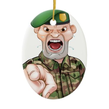 Pointing Soldier Cartoon Ceramic Ornament Pointing Soldier Cartoon Ceramic Ornament
