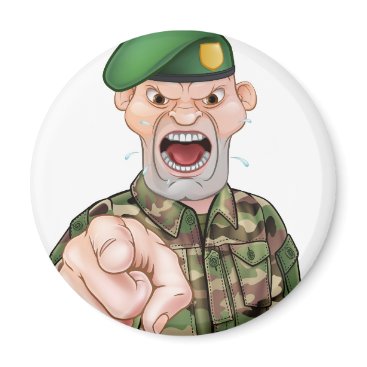 Pointing Soldier Cartoon Magnet Pointing Soldier Cartoon Magnet