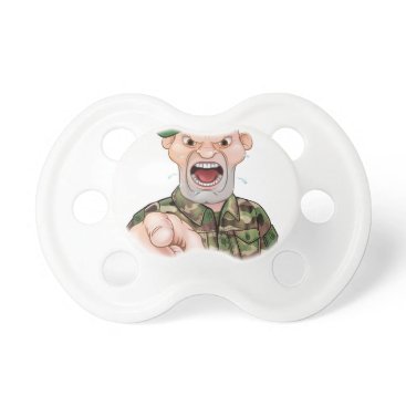Pointing Soldier Cartoon Pacifier Pointing Soldier Cartoon Pacifier