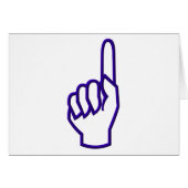 Pointing up finger/hand (Front Horizontal)