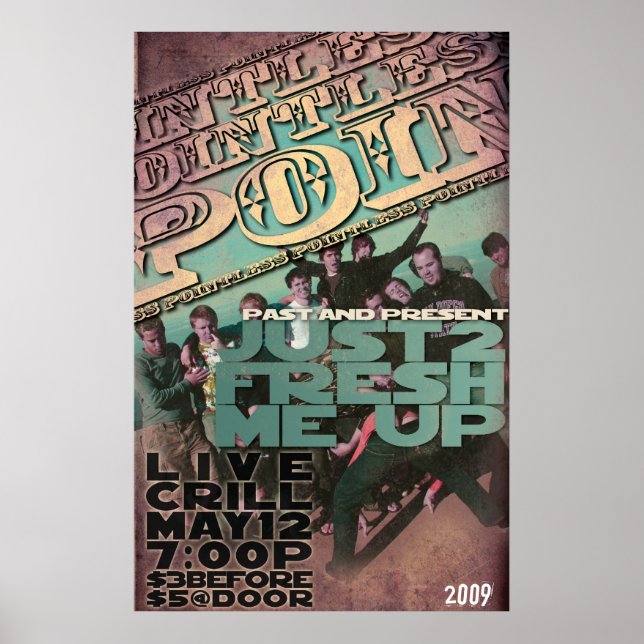 Pointless Concert 2009 Poster (Front)