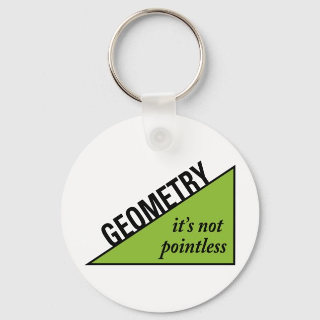 Pointless Geometry Keychain (Front)