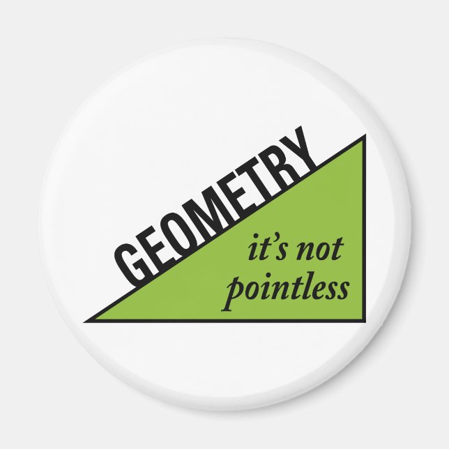 Pointless Geometry Magnet (Front)
