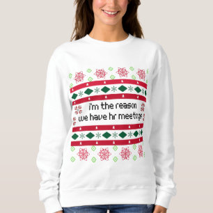 Pointless Meeting Survivor Ugly Sweater -