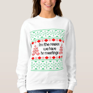 Pointless Meeting Survivor Ugly Sweater -