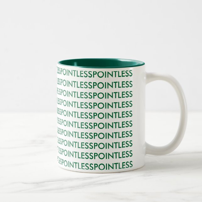 Pointless Mug - "A Plethora of Pointless" (Right)