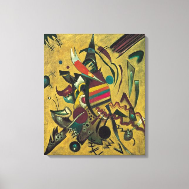 Points by Wassily Kandinsky, Vintage Expressionism Canvas Print (Front)