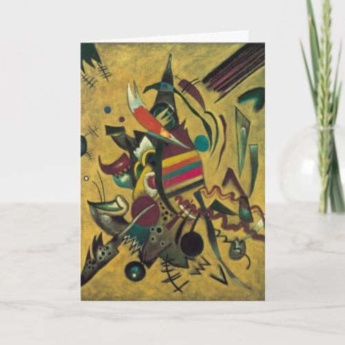 Points by Wassily Kandinsky Vintage Expressionism Card