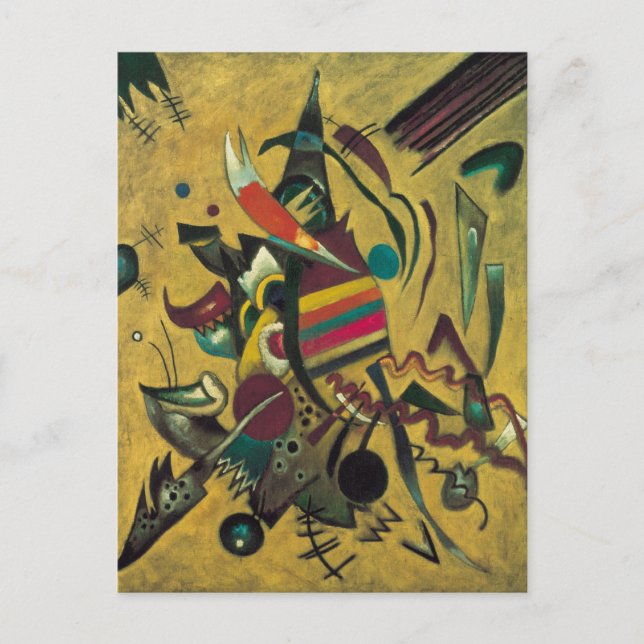 Points by Wassily Kandinsky, Vintage Expressionism Postcard (Front)