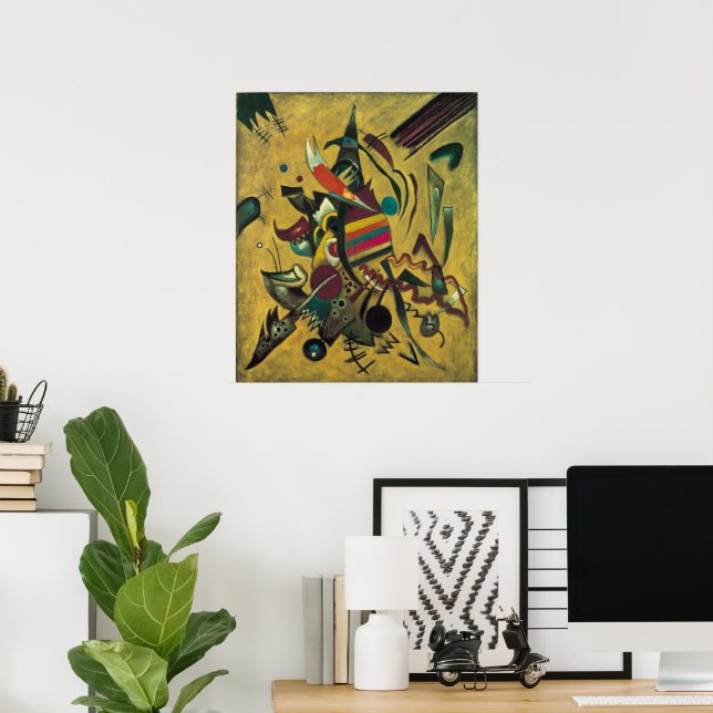 Points by Wassily Kandinsky, Vintage Expressionism Poster (Home Office)