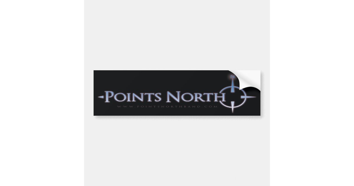 Point North Rv Logo Points North Logo Bumper Sticker | Zazzle