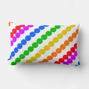 Points Rainbow Lumbar Pillow