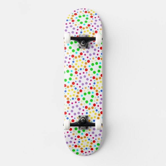 Points Rainbow Skateboard (Front)