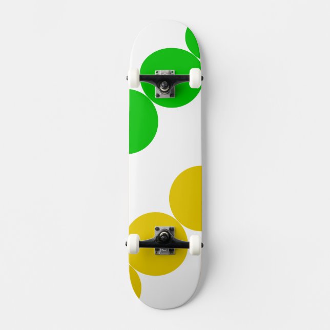 Points Rainbow Skateboard Deck (Front)