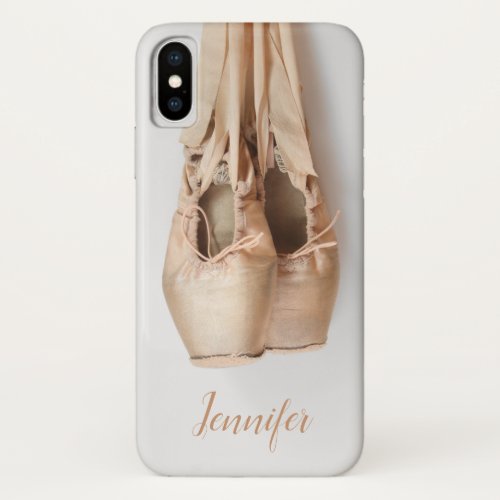 Points Shoes with Your Name iPhone X Case