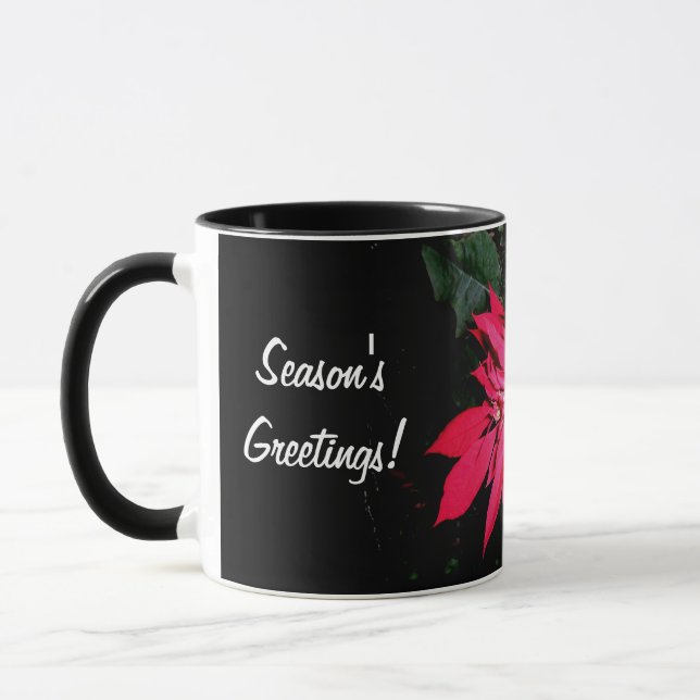 Pointsettia 3 mug (Left)
