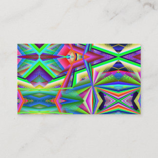 Pointy computer art business card