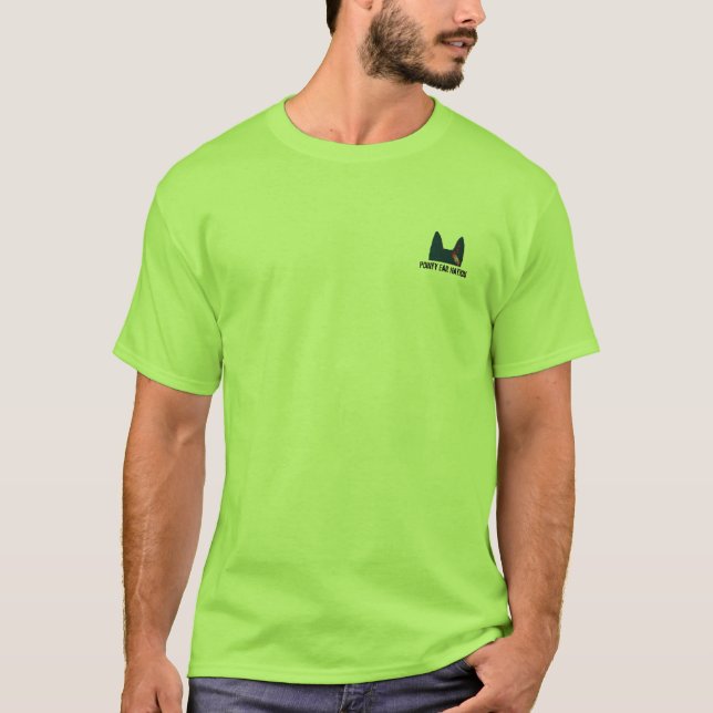 Pointy Ear Nation K9 SAR MWD T-Shirt (Front)