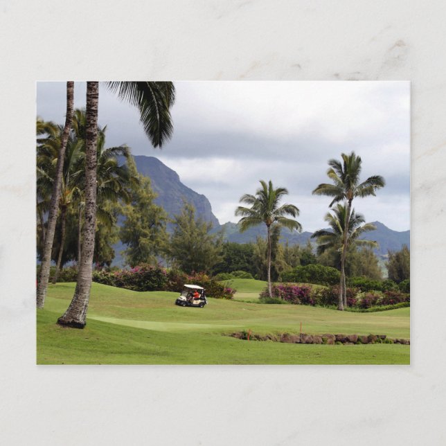 Poipu Bay Golf Course, Kauai, Hawaii Postcard (Front)