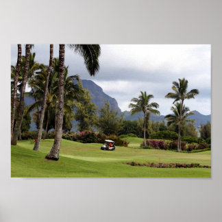 Poipu Bay Golf Course, Kauai, Hawaii Poster