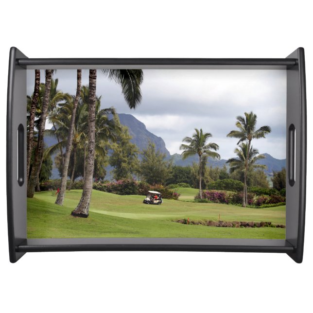 Poipu Bay Golf Course, Kauai, Hawaii Serving Tray (Front)