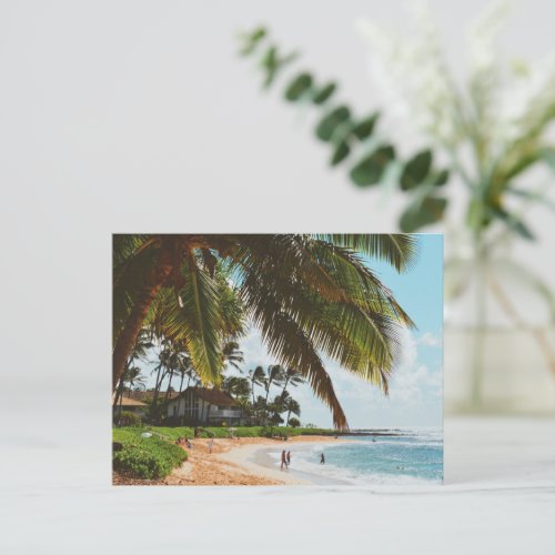 Poipu Beach _ Island of Kauai _ Hawaii  Holiday Postcard